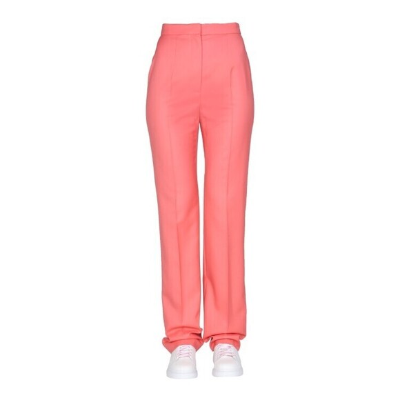 Alexander Mcqueen Pants - Alexander Mcqueen Tailored Pink Straight Leg Trousers - NWT
